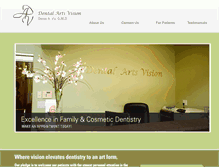 Tablet Screenshot of dentalartsvision.com